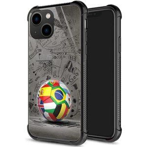 Compatible with iPhone 14 Case, The World of Soccer iPhone 14 6.1-inch Cases